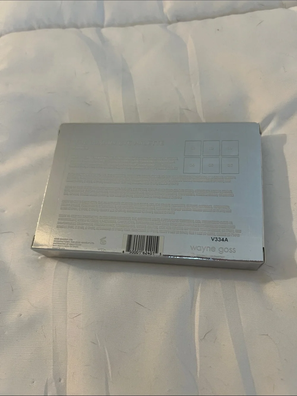 New in Packaging! Wayne Goss Eyeshadow Amber Palette